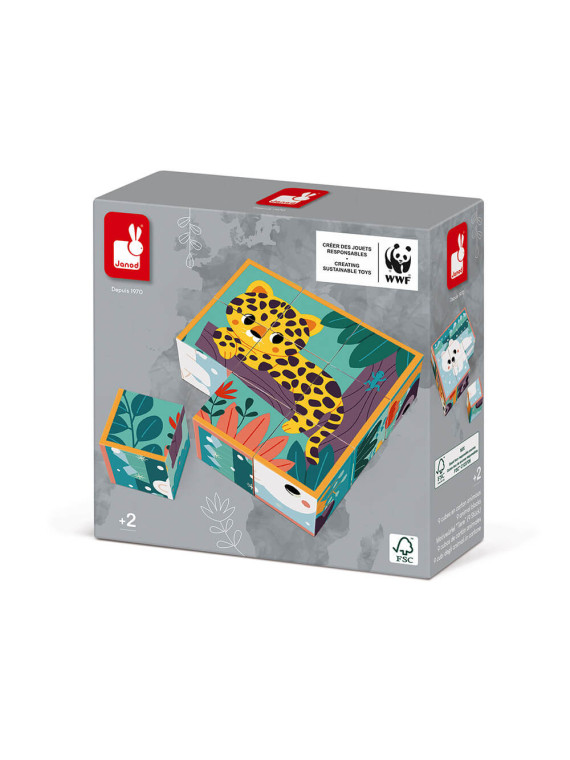 Cubes en carton Animaux - Partenariat WWF®