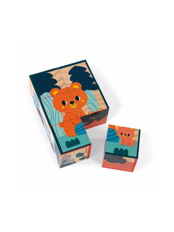 Cubes en bois animaux - Partenariat WWF®