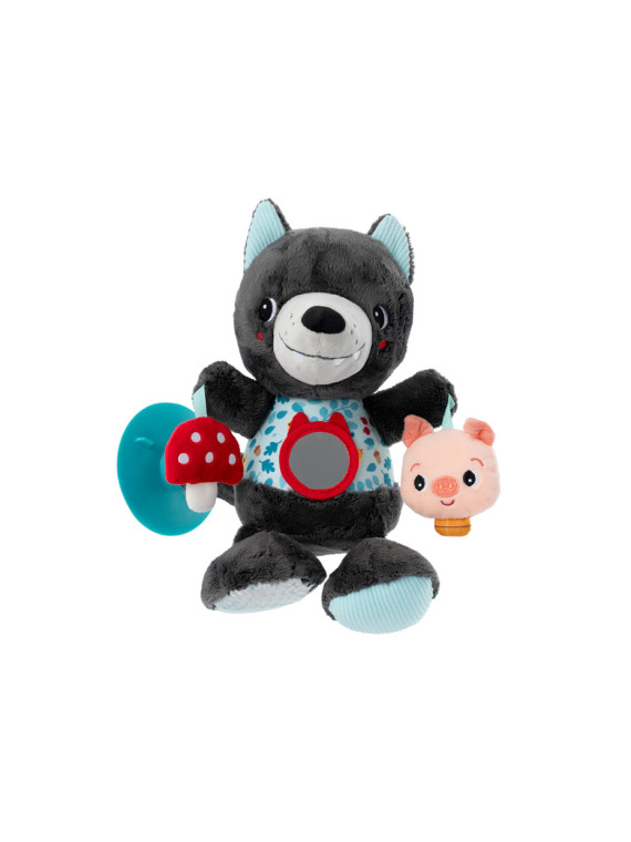 Peluche d'activités nomade Louis le loup