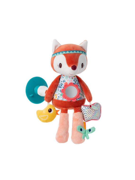 Peluche d'activités nomade Alice la renarde