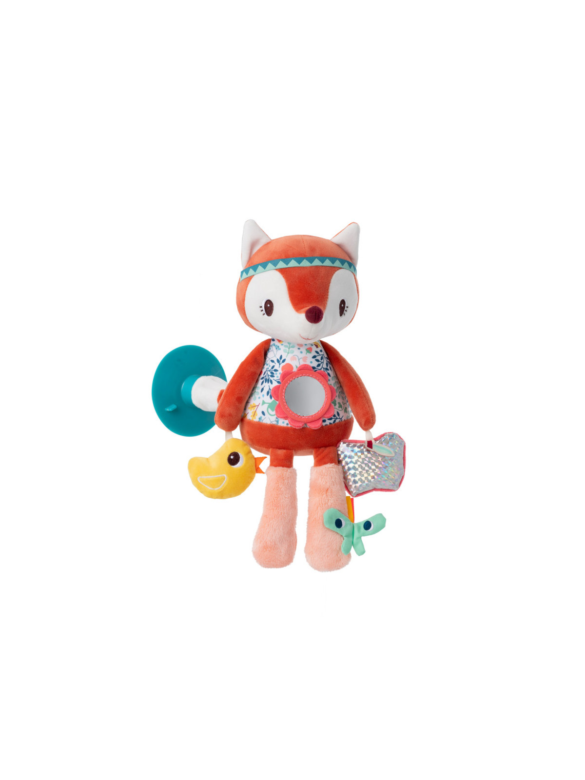 Peluche d'activités nomade Alice la renarde