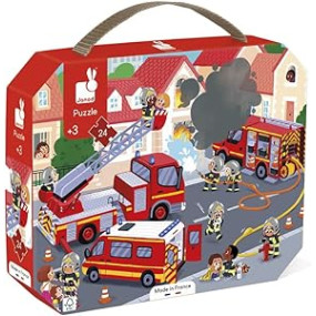 Puzzle Pompiers 24 pièces