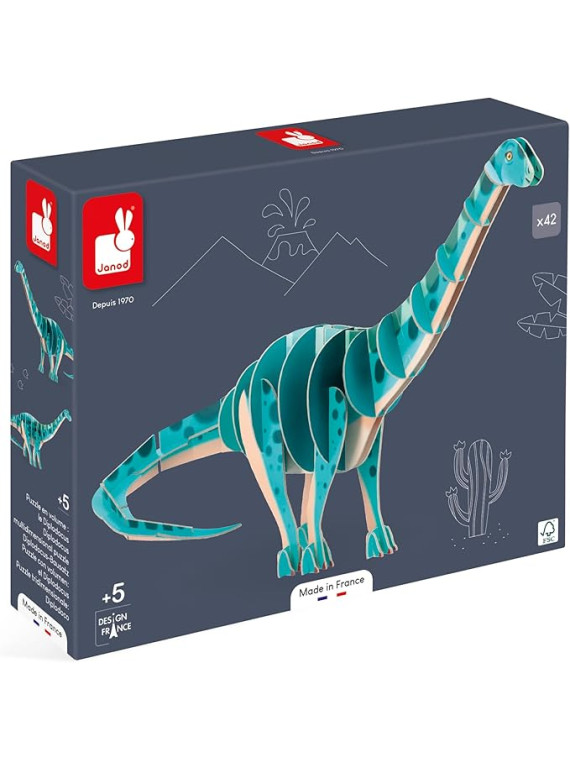 Puzzle en Volume le diplodocus