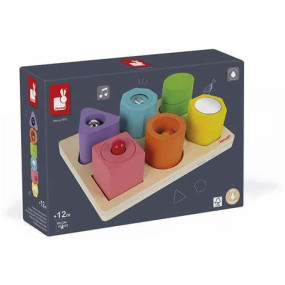 Puzzle 6 cubes sensoriels I wood (bois)