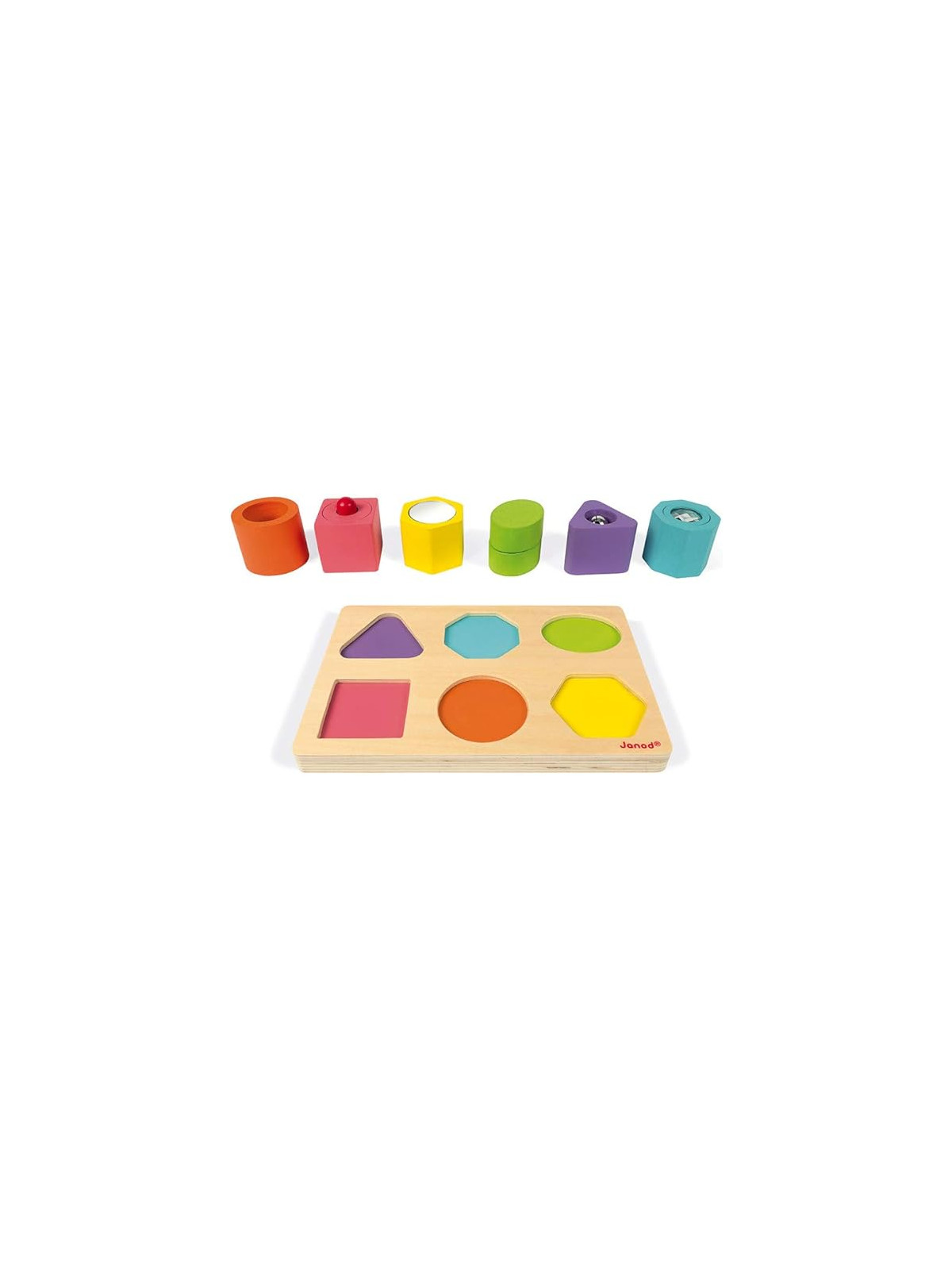 Puzzle 6 cubes sensoriels I wood (bois)