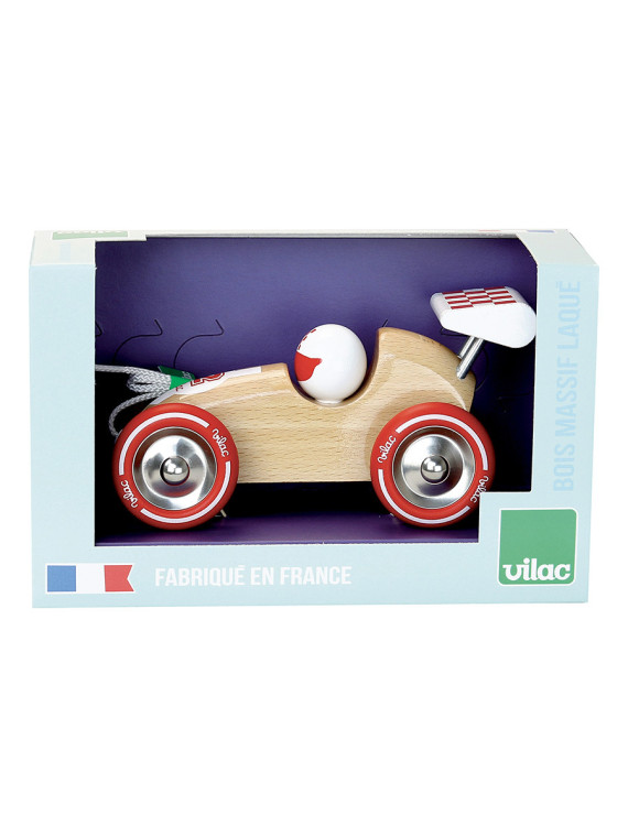 Voiture de course bois a trainer