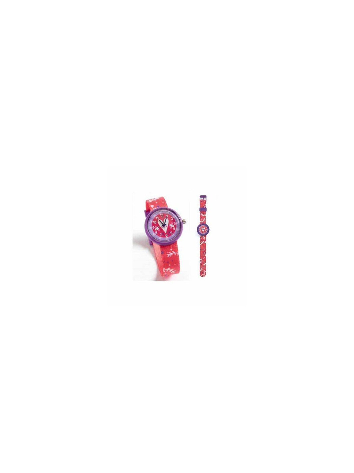 Montre coeur rose