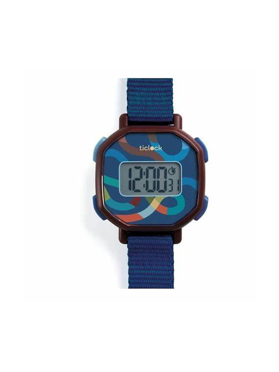 Montre digitale Blue Volute - Djeco