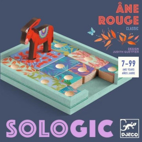 Âne rouge - Jeu de logique solo - Sologic - Djeco