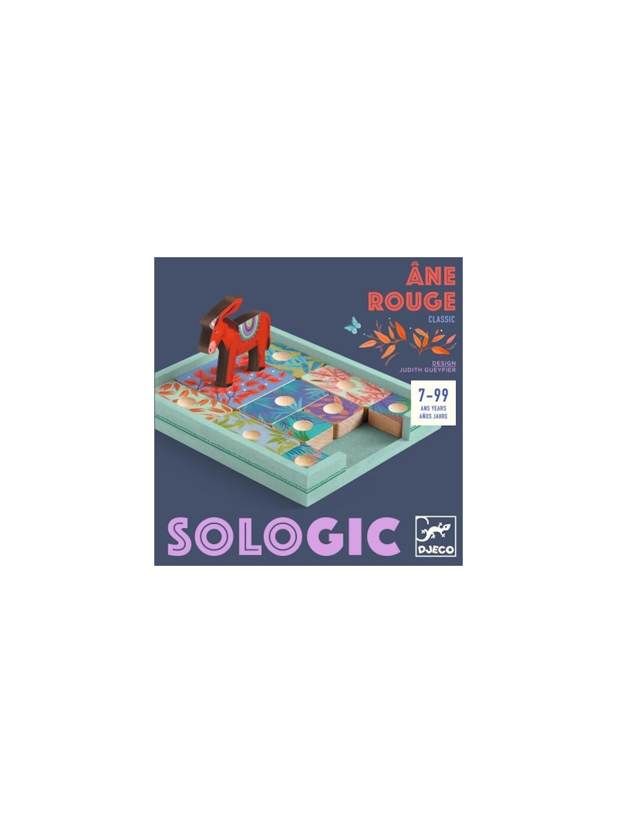 Âne rouge - Jeu de logique solo - Sologic - Djeco