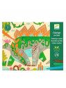 Coloriage sur bois : Dino world - Djeco