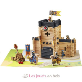 Château fort et catapulte 270 pcs - Jeujura