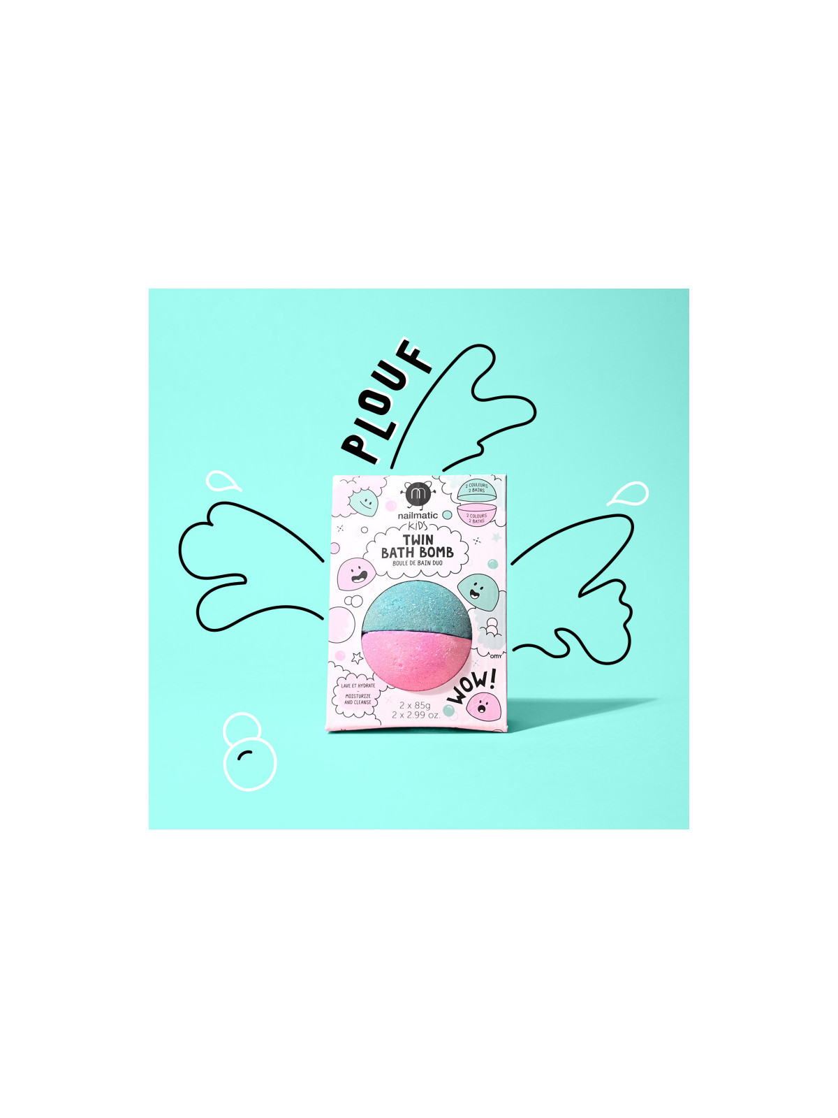 Boule de bain duo