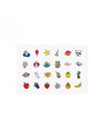 Coffret Stickers et Vernis Enfant 2 vernis + 24 stickers