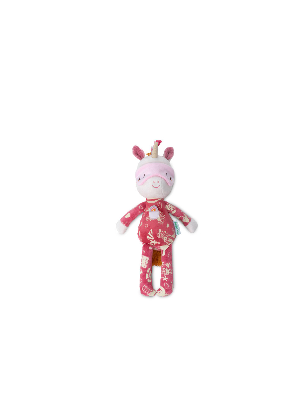 Peluche amie de la nuit Lena la licorne