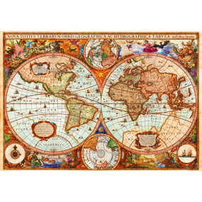 Puzzle 1000 pieces Vintage Map