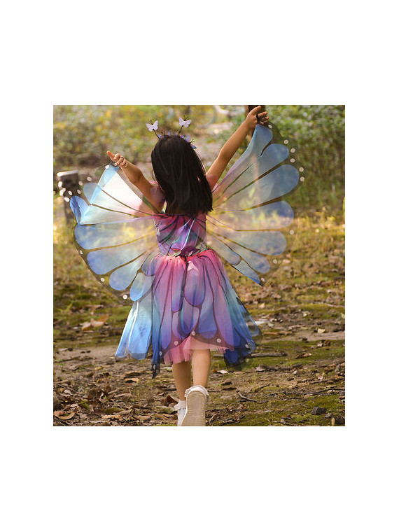 Deguisement Costumes - Robe papillon - Blue/Purple 5/6 ans