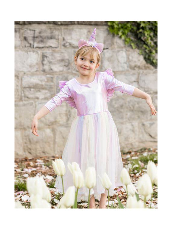 Déguisement robe Alicorn & Coiffe 5/6 ans