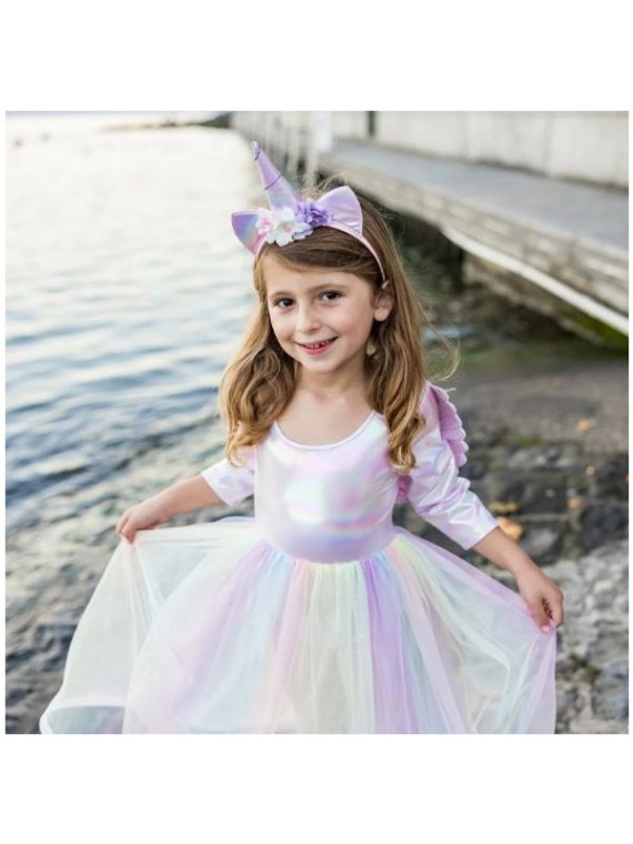 Déguisement robe Alicorn & Coiffe 5/6 ans