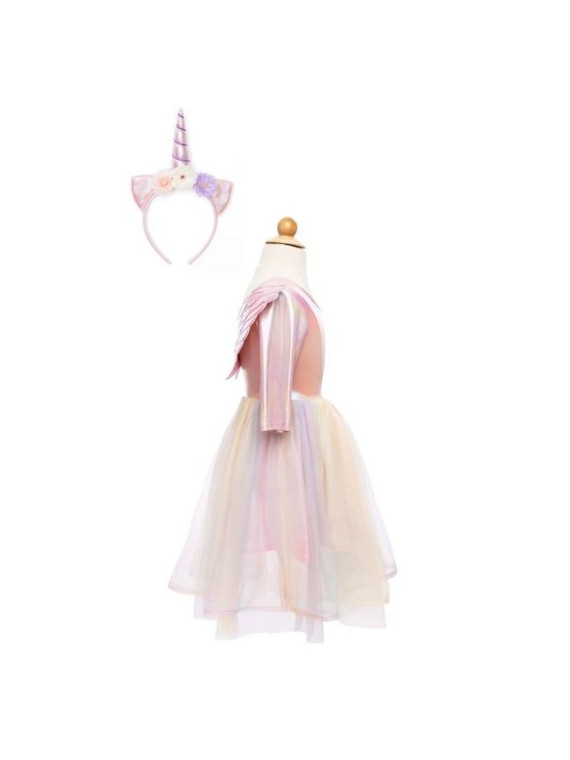 Déguisement robe Alicorn & Coiffe 3/4 ans