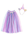 Costume - Rainbow Unicorn - Multicolour 4/6 ans