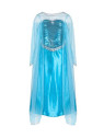 Robe Reine des Glaces avec cape 3/4 ans