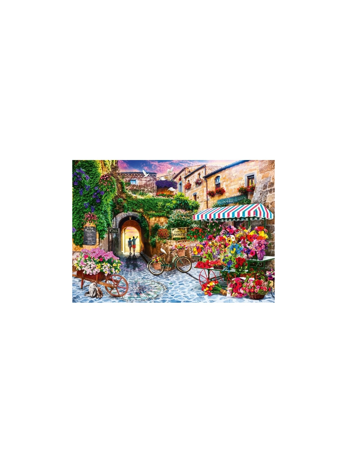 Puzzle 1000 pieces the Flower Market