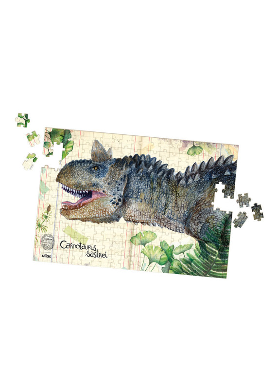 Coffret de 3 puzzles dinosaures avec posters