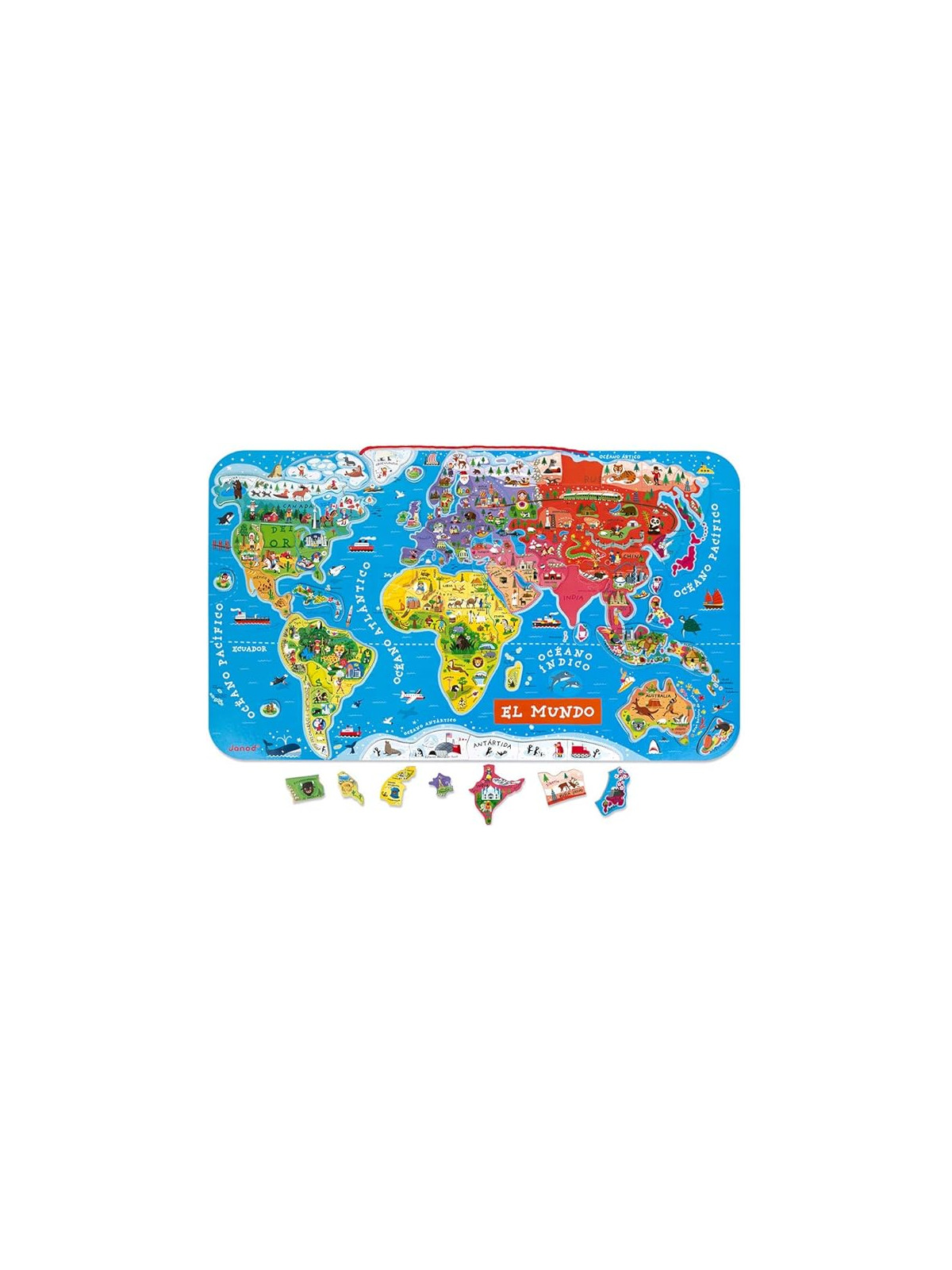 Puzzle le monde magnetique