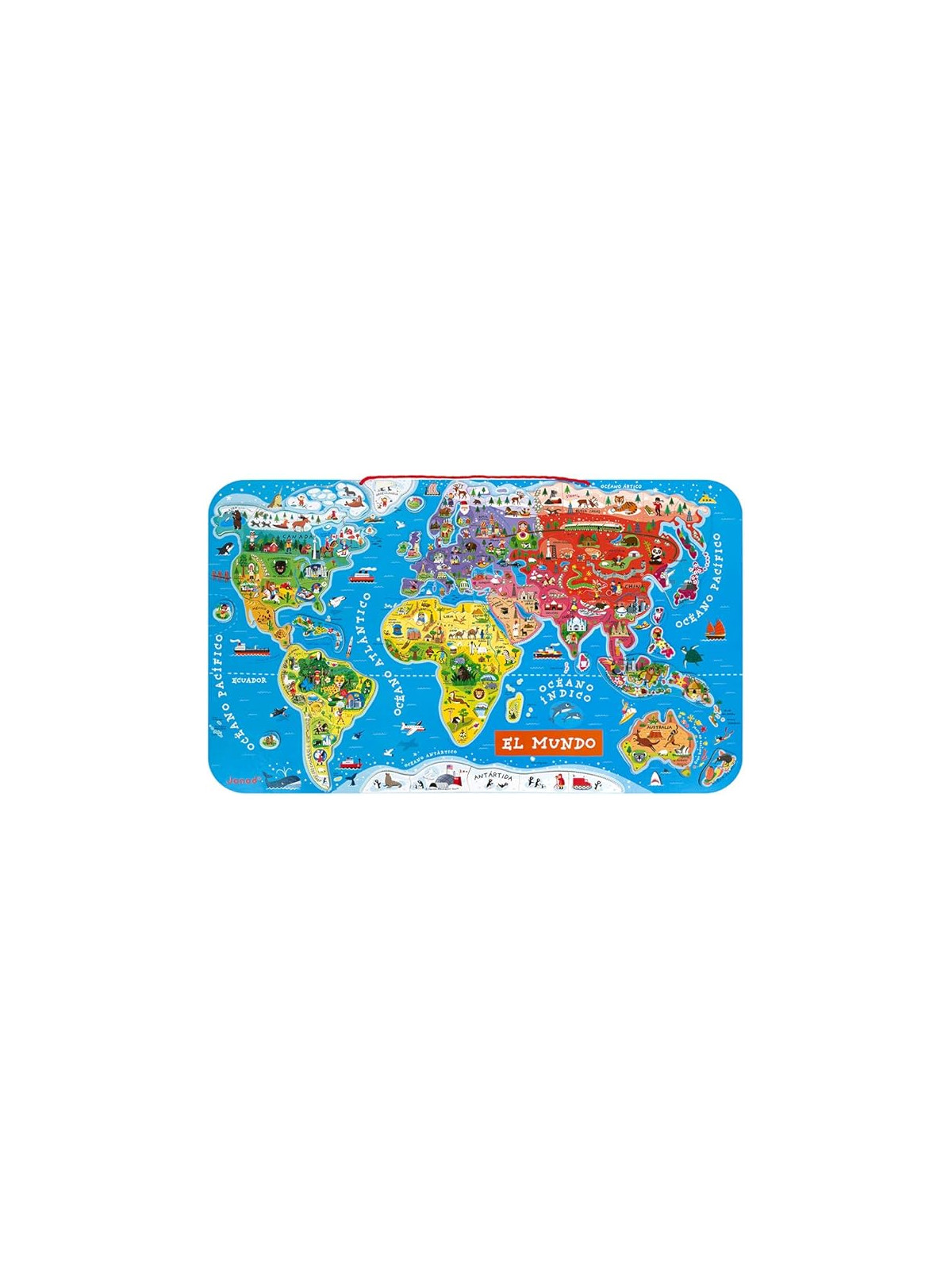 Puzzle le monde magnetique