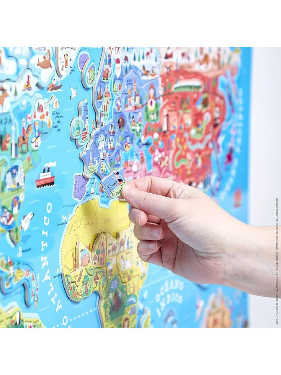 Puzzle le monde magnetique