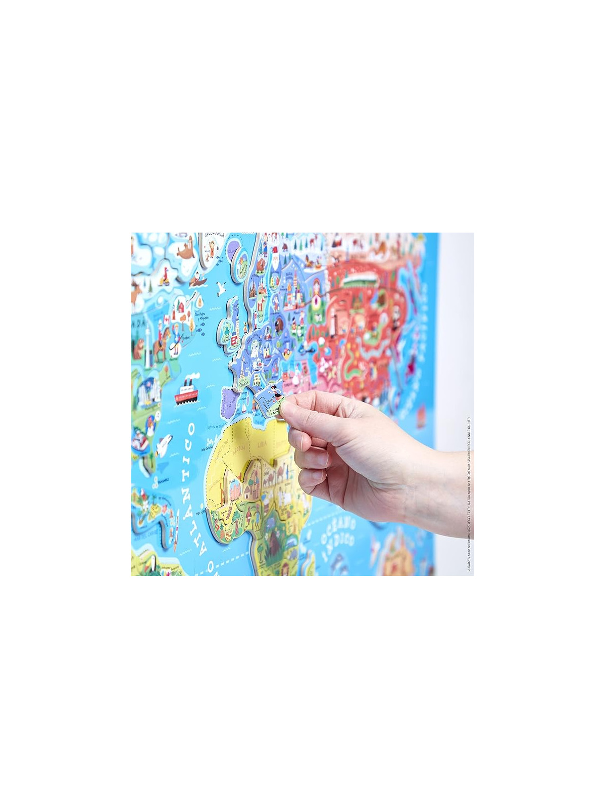 Puzzle le monde magnetique