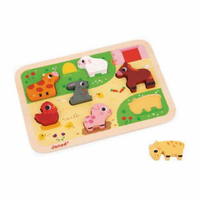 Chunky Puzzle Ferme 7 pièces