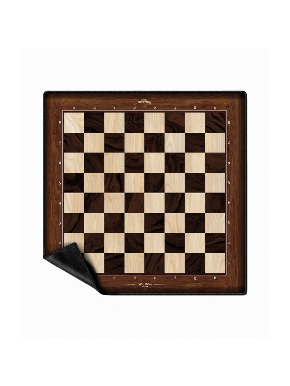 TAPIS ECHECS NEOPREN BOIS 50CM