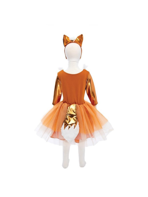 ROBE RENARD AVEC COIFFE - 5-6 ANS - GREAT PRETENDERS