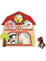 Puzzle Musical Les Copains de la Ferme - Puzzle Sonore en Bo