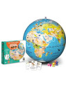 Globe gonflable Mission animaux STICK N QUIZ Maxi 42 cm