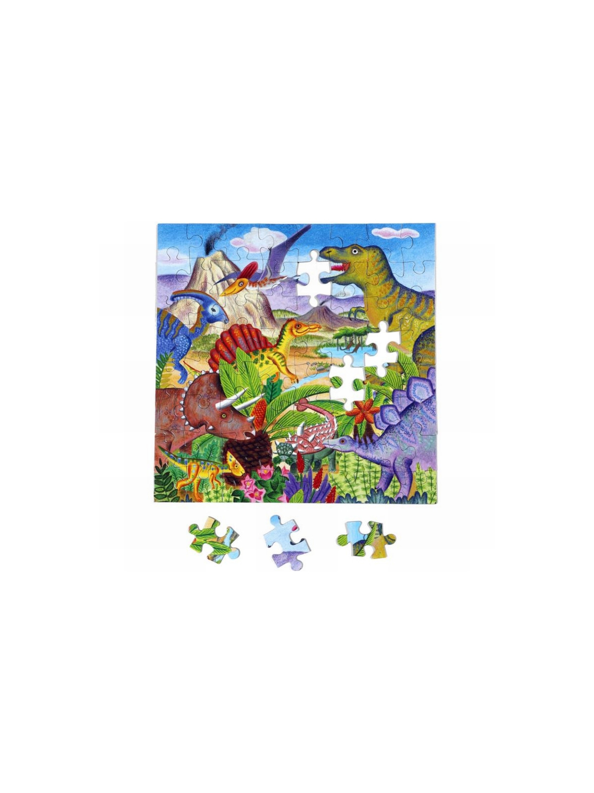 ILE DES DINOSAURES 64 PCS