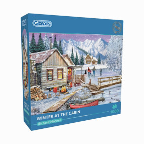 Puzzle WINTER AT THE CABIN 1000 pièces