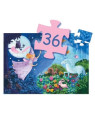 Puzzle La fée et la licorne - 36 pcs