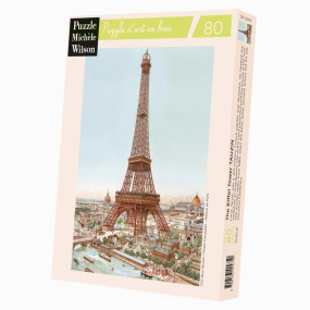 Puzzle d'art en bois tour eiffel