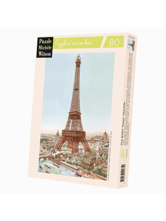 Puzzle d'art en bois tour eiffel