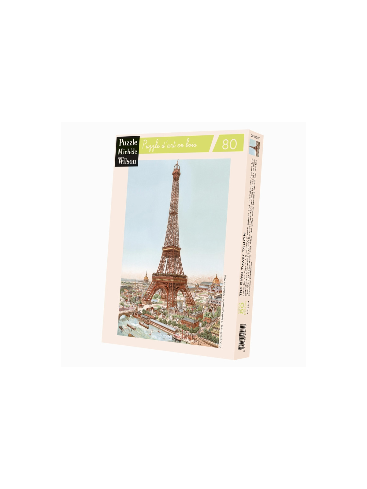 Puzzle d'art en bois tour eiffel