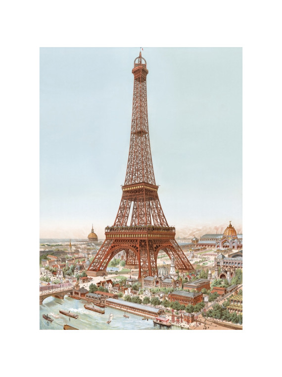 Puzzle d'art en bois tour eiffel