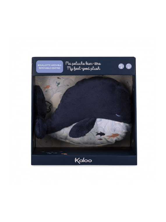 PELUCHE BOUILLOTTE CHAUD ET FROID BALEINE