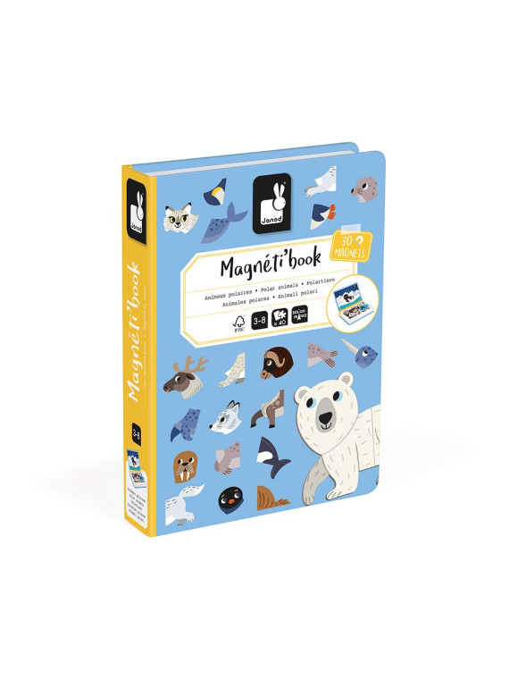 Magnetique book animaux polaire